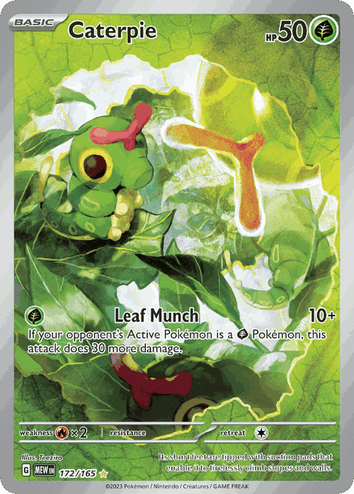 Caterpie 172, 151