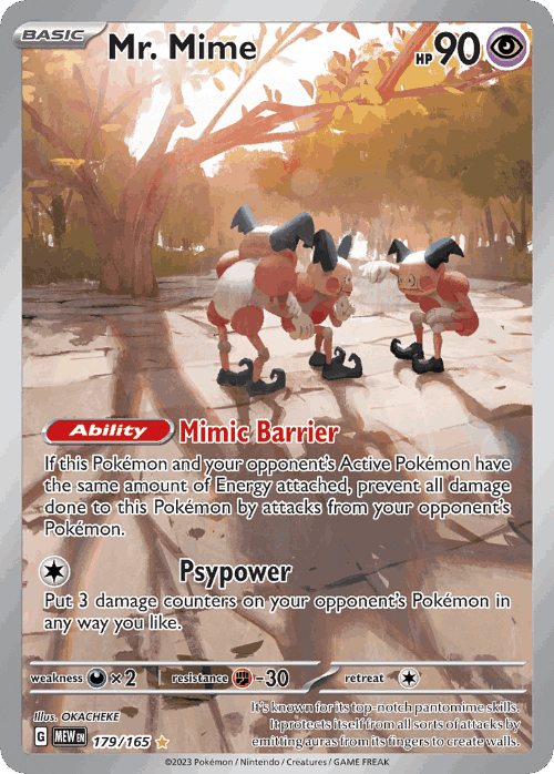 Mr. Mime 179, 151