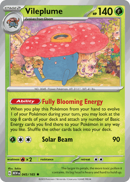 Vileplume 45, 151
