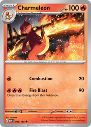 Charmeleon Pokémon TCG card art