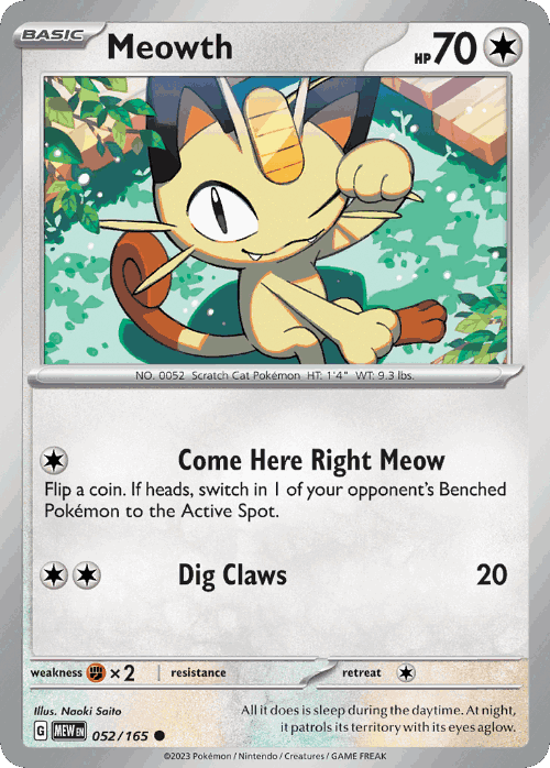 Meowth 52, 151