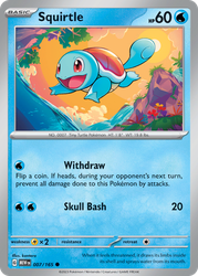 Squirtle Pokémon TCG card art