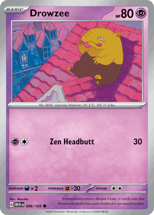 Drowzee 96, 151