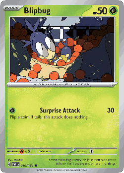 Blipbug Pokémon TCG card art