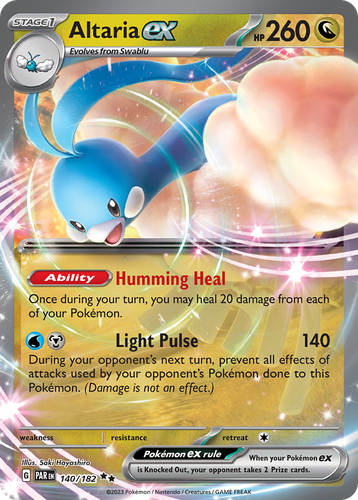 Altaria ex #140 from Paradox Rift - Double Rare - Illustrated by Saki Hayashiro