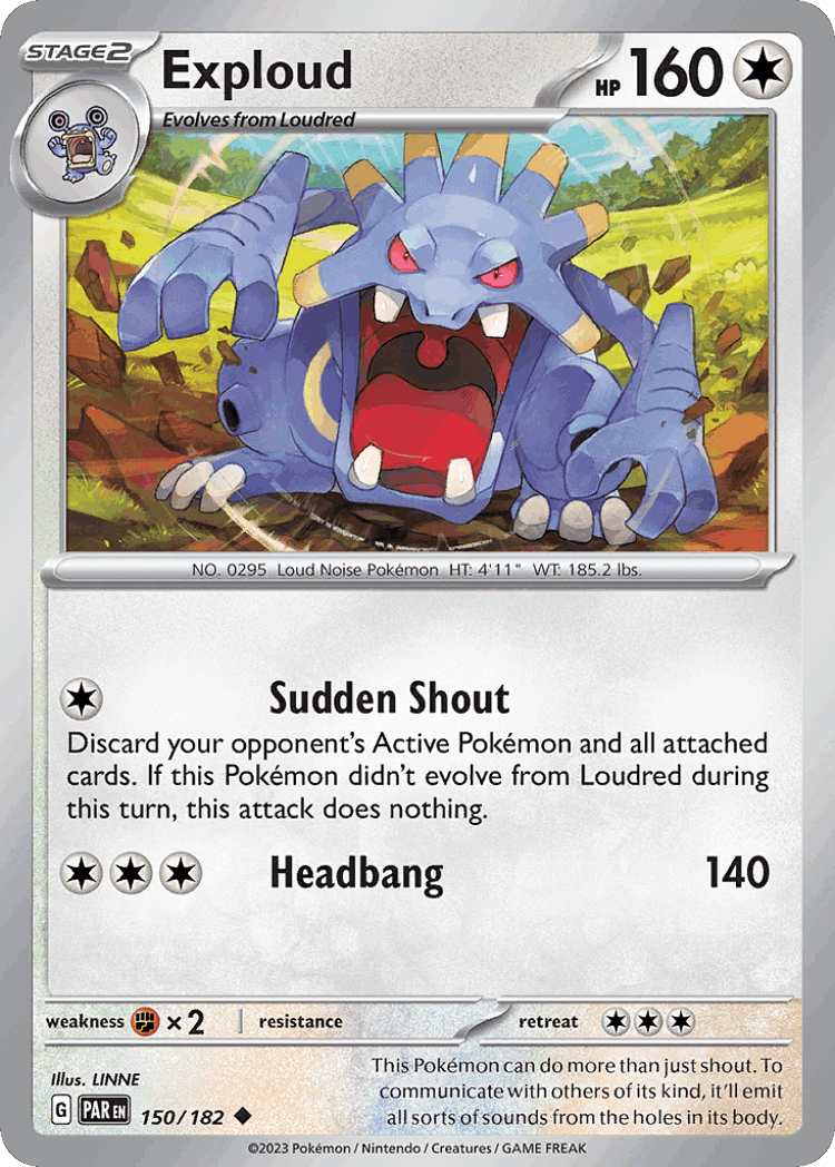 Exploud #150 from Paradox Rift - Uncommon - Illustrated by LINNE