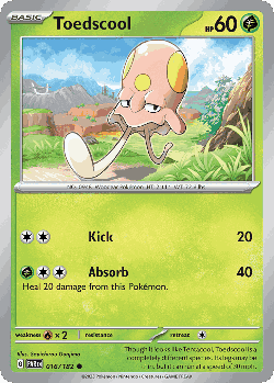 Toedscool Pokémon TCG card art