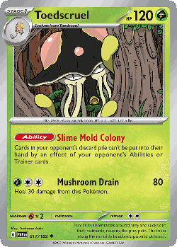 Toedscruel Pokémon TCG card art