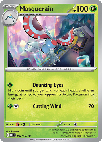 Masquerain Pokémon TCG card art