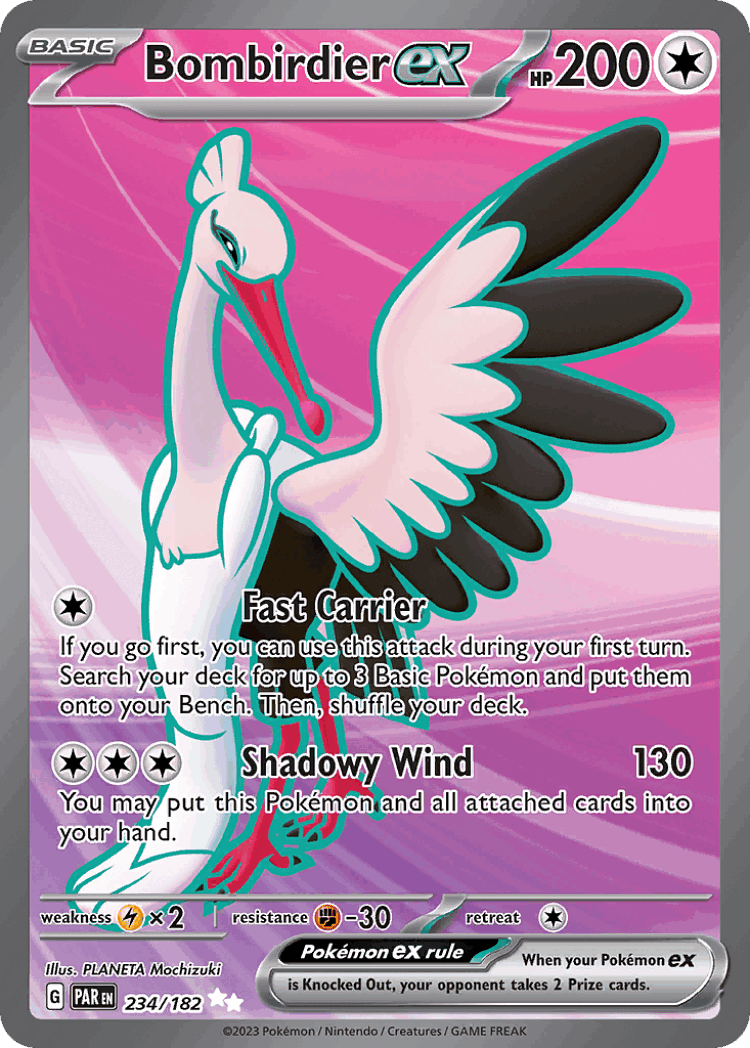 Bombirdier ex #234 from Paradox Rift - Ultra Rare - Illustrated by PLANETA Mochizuki