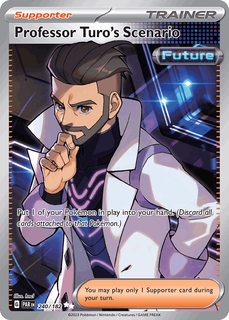 Professor Turo's Scenario #240 from Paradox Rift - Ultra Rare - Illustrated by hncl