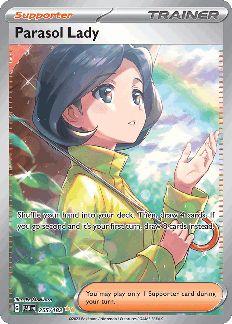Parasol Lady #255 from Paradox Rift - Special Illustration Rare - Illustrated by En Morikura
