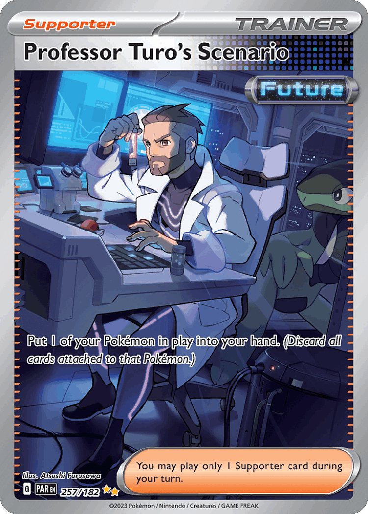 Professor Turo's Scenario #257 from Paradox Rift - Special Illustration Rare - Illustrated by Atsushi Furusawa