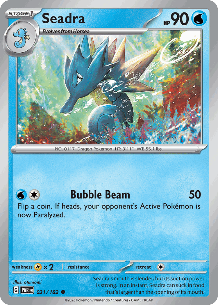 Seadra #31 from Paradox Rift - Common - Illustrated by otumami