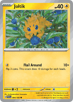 Joltik Pokémon TCG card art