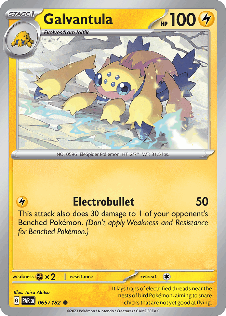 Galvantula #65 from Paradox Rift - Common - Illustrated by Taira Akitsu