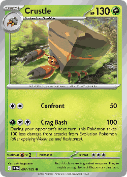 Crustle Pokémon TCG card art