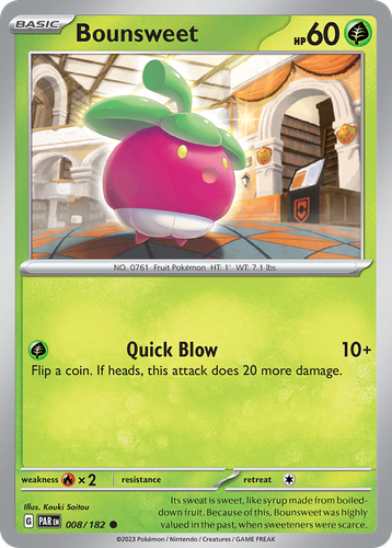 Bounsweet Pokémon TCG card art