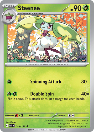 Steenee Pokémon TCG card art
