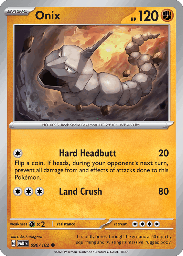 Onix #90 from Paradox Rift - Common - Illustrated by Shiburingaru