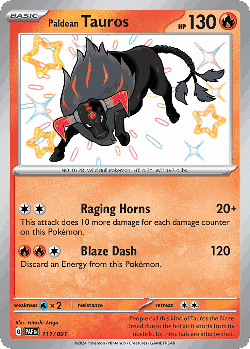 Paldean Tauros 111, Paldean Fates