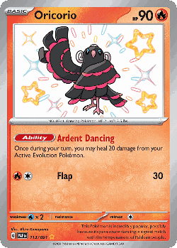 Oricorio 113, Paldean Fates