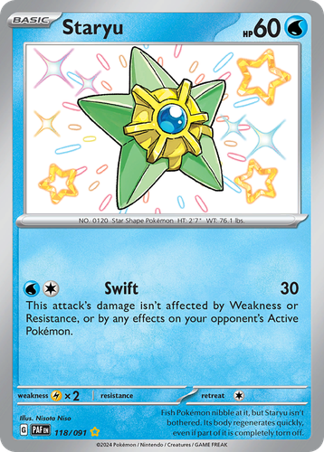 Staryu 118, Paldean Fates