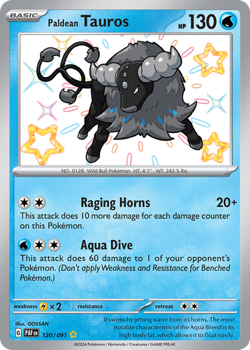 Paldean Tauros 120, Paldean Fates