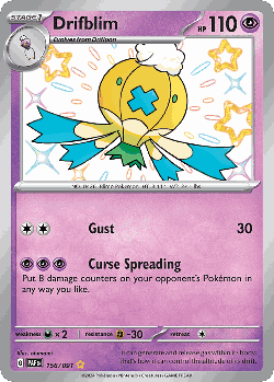 Drifblim 156, Paldean Fates