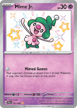 Mime Jr. 157, Paldean Fates