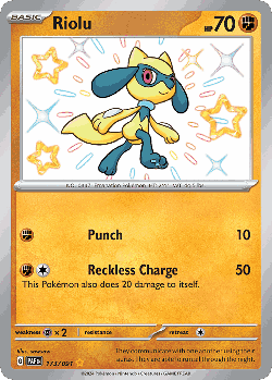 Riolu 173, Paldean Fates