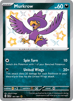 Murkrow 181, Paldean Fates