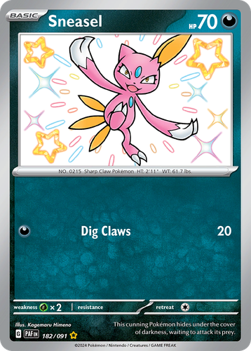 Sneasel 182, Paldean Fates