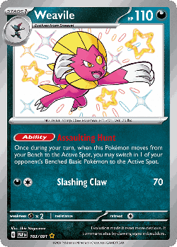 Weavile 183, Paldean Fates