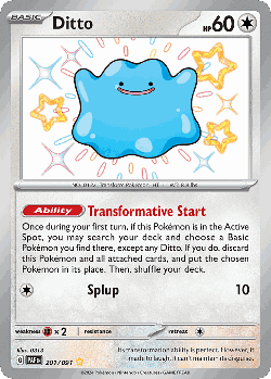 Ditto 201, Paldean Fates