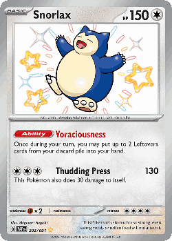 Snorlax 202, Paldean Fates