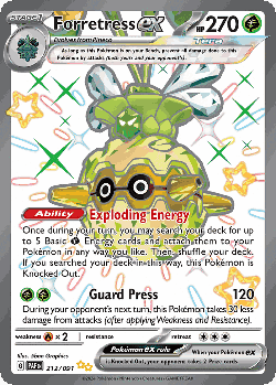 Forretress ex 212, Paldean Fates