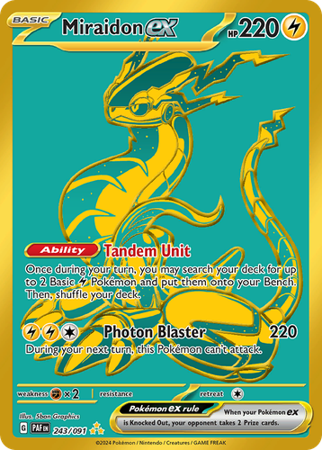 Miraidon ex 243, Paldean Fates