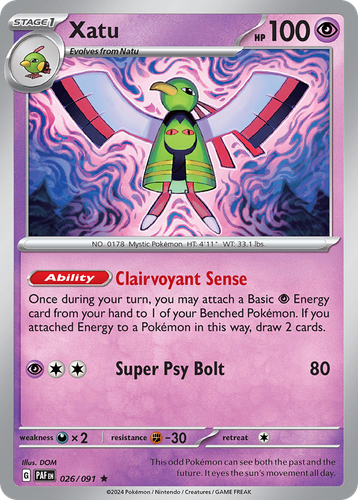 Xatu 26, Paldean Fates
