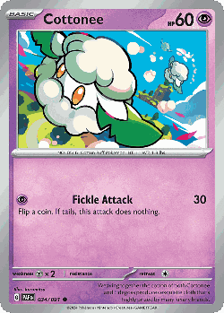 Cottonee 34, Paldean Fates