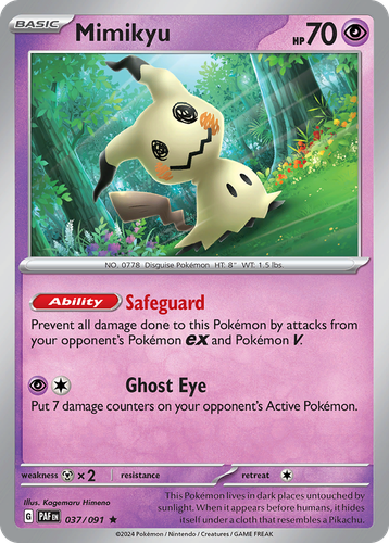 Mimikyu 37, Paldean Fates