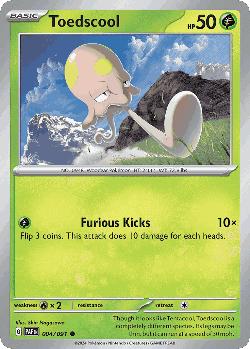 Toedscool Pokémon TCG card art