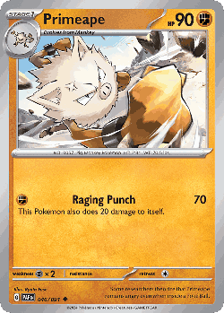 Primeape 46, Paldean Fates