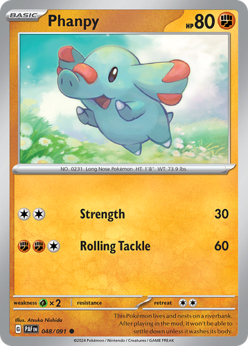 Phanpy 48, Paldean Fates