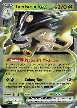 Toedscruel ex Pokémon TCG card art