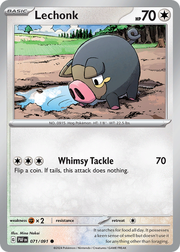 Lechonk 71, Paldean Fates
