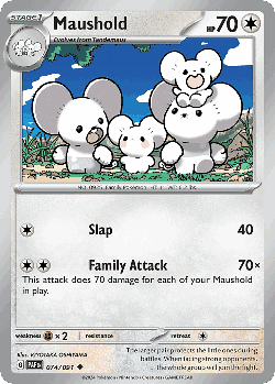 Maushold 74, Paldean Fates