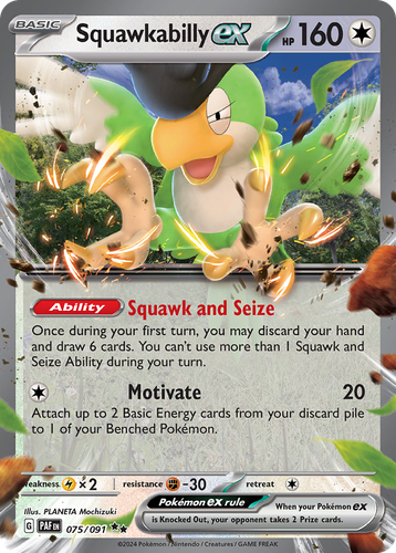 Squawkabilly ex 75, Paldean Fates