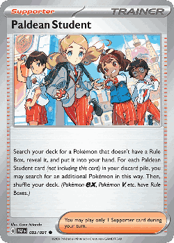 Paldean Student 85, Paldean Fates