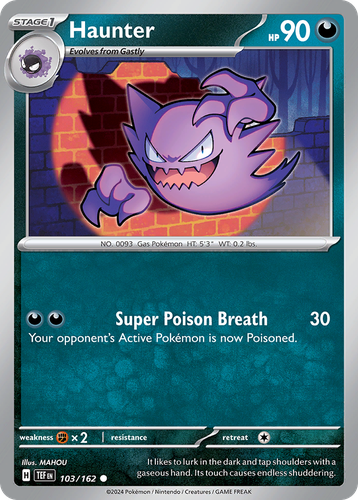 Haunter 103, Temporal Forces